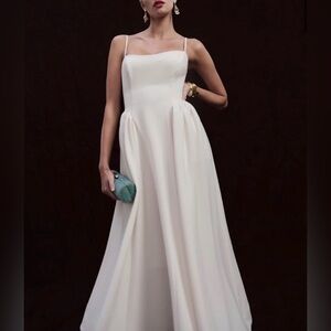 NEW Reformation Bonie Wedding Dress Fior di Latte Princess Bridal Cream Ivory 4